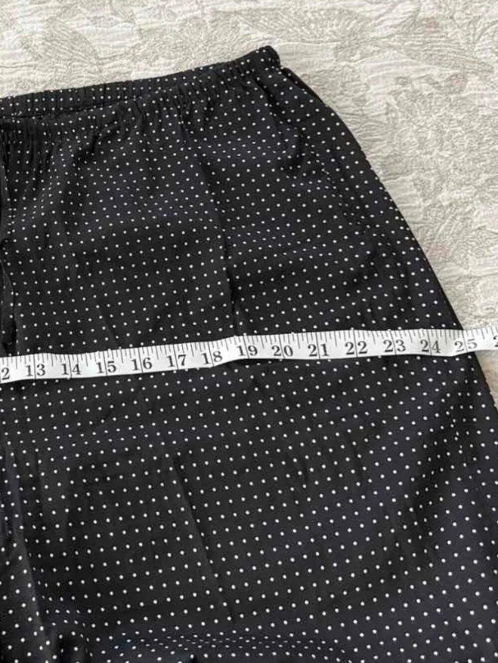 Pajamas Polka-Dot Cotton-Blend Lawn Sleep Set Lauren Size XL